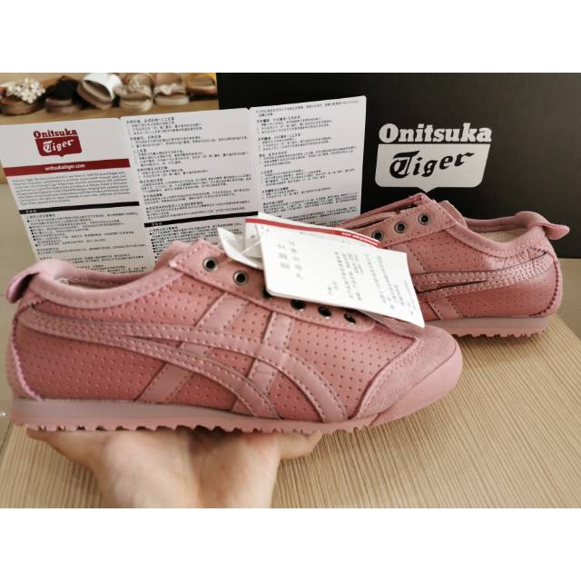 onitsuka tiger pink leather