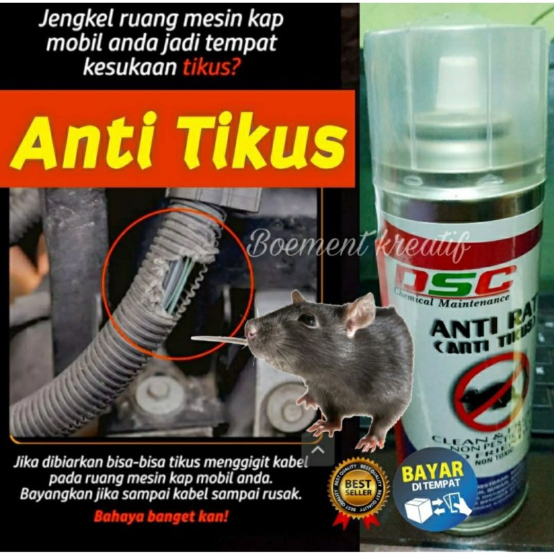 PENGUSIR TIKUS/AC REFRESHER/PEMBERSIH AC/ANTI RAT/PENYEGAR UDARA PAKET 2 in 1