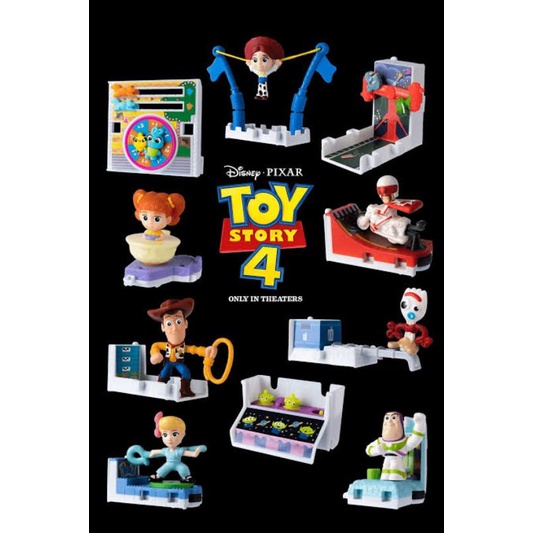 Happy Meal Toy Story 4 (China Version) Complete Set Sealed Disney