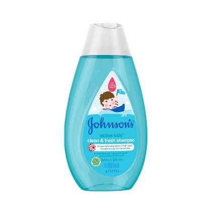 Johnson's Active Kids Clean&amp;Fresh Shampoo 100-200ml /popokcibarusah