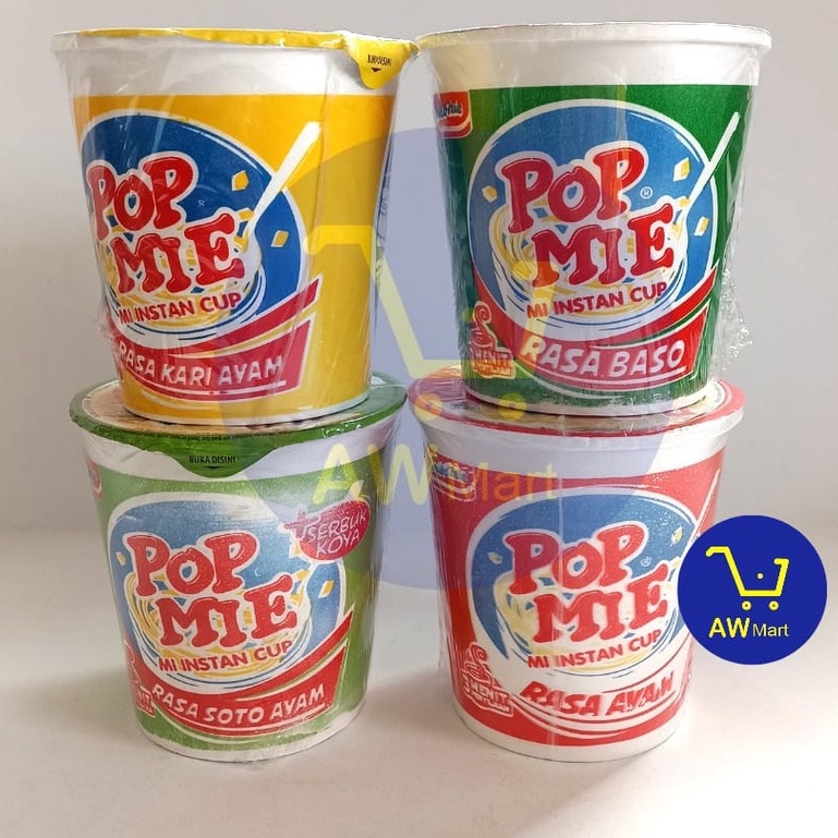 POP MIE CUP BESAR 75GR X ALL VARIAN - POPMIE CUP ALL VARIAN