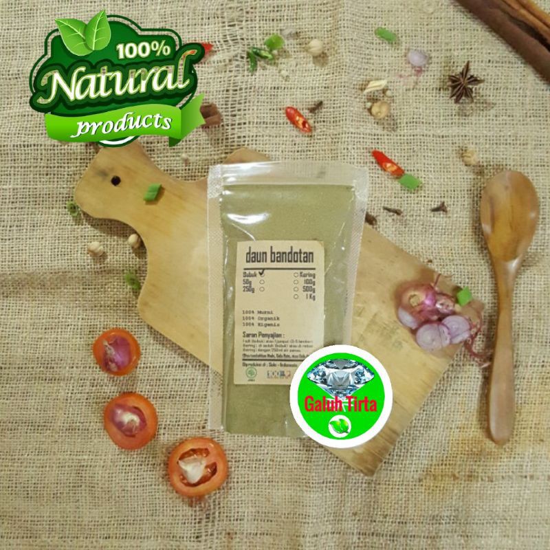 

BANDOTAN BUBUK / WEDUSAN 500 GRAM - Ageratum Conyzoides - MURNI Herbal Rempah Organik Sehat Alami