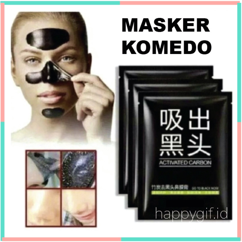 ACTIVATED CARBON /REMOVE BLACKHEAD SACHET / masker hidung