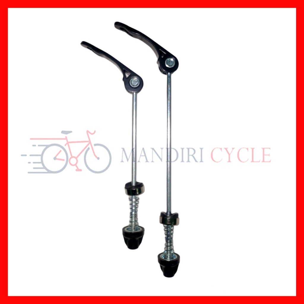 As Quick Release Sepeda As QR Hub Depan Belakang As Roda Sepeda MTB Sepasang