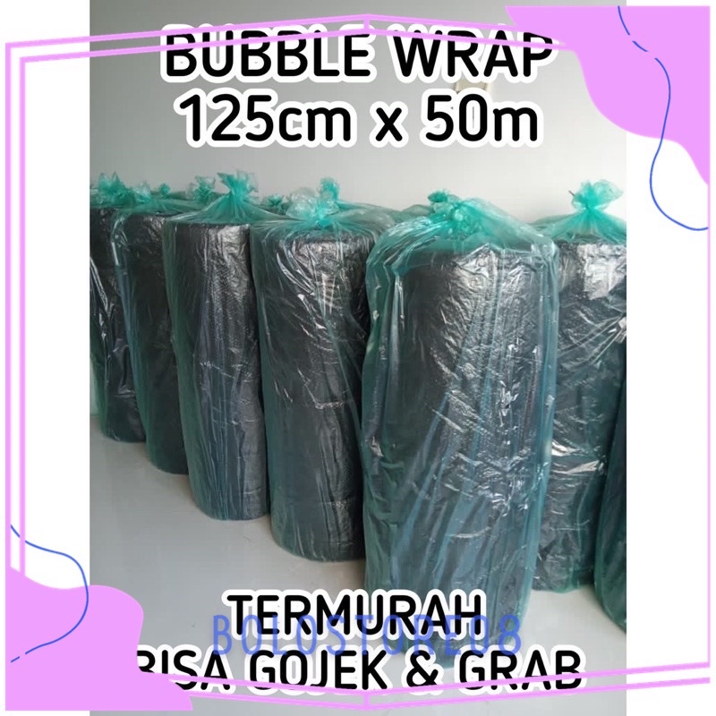 

BUBBLE WRAP ROLL 125cm x 50m TERMURAH