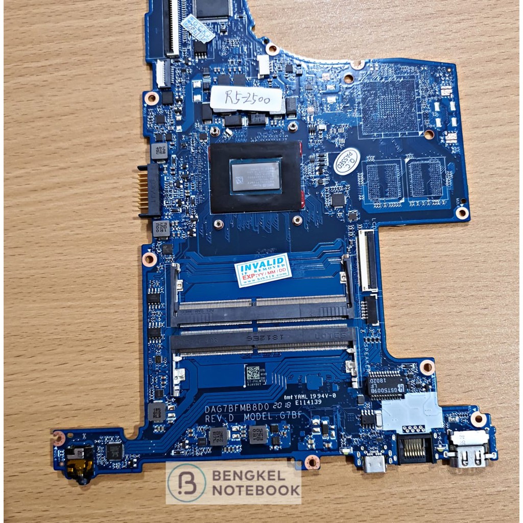 Motherboard HP 15-CW DAG7BFMB8D0 AMD Ryzen5-2500