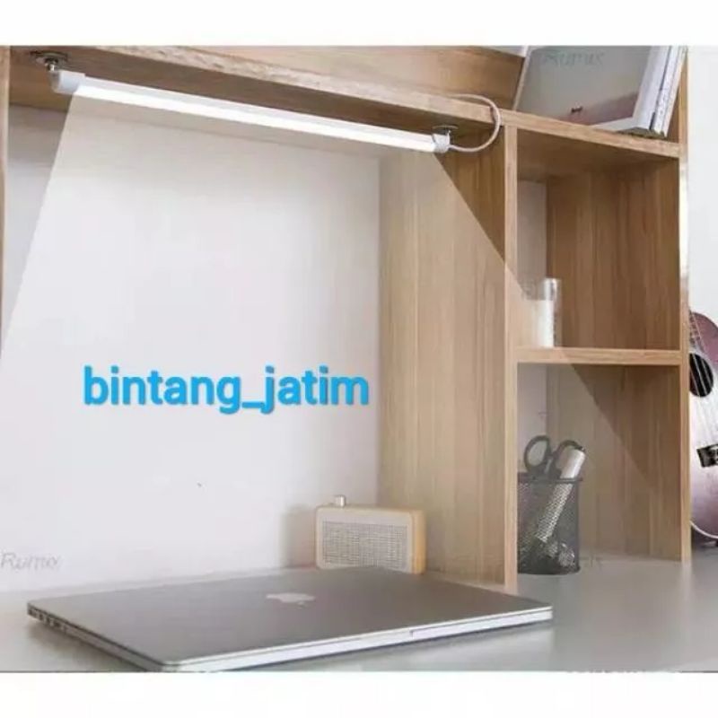 lampu neon panjang strip 20w/tabung led usb lampu belajar kerja magnet