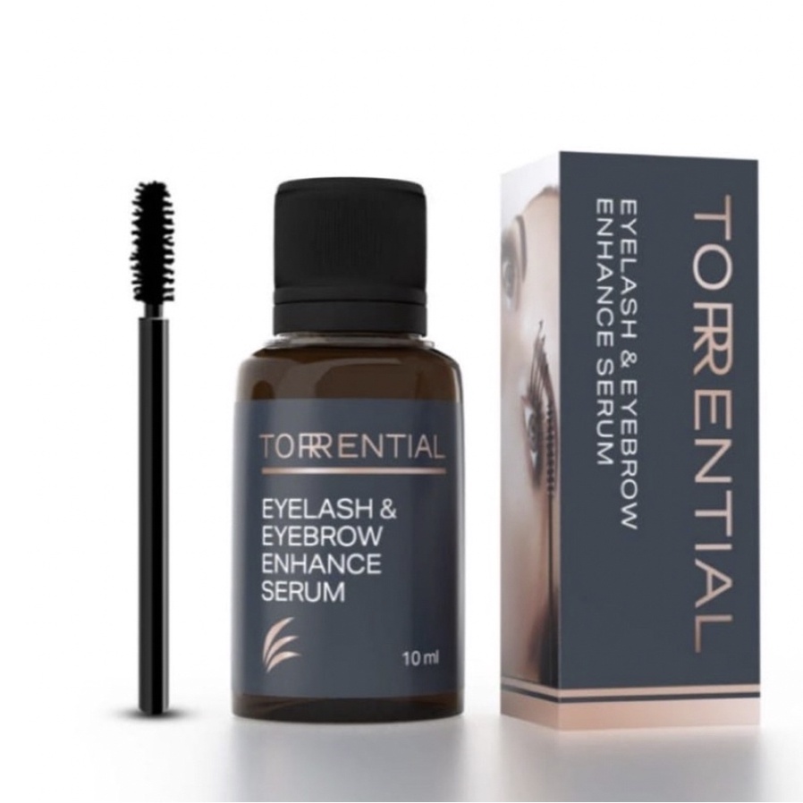 TORRENTIAL EYELASH &amp; EYEBROW GROWTH SERUM (penumbuh bulu mata dan alis)