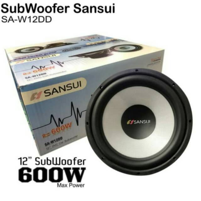 Subwoofer speaker sansui 12 inch SA-W12DD 600watt original