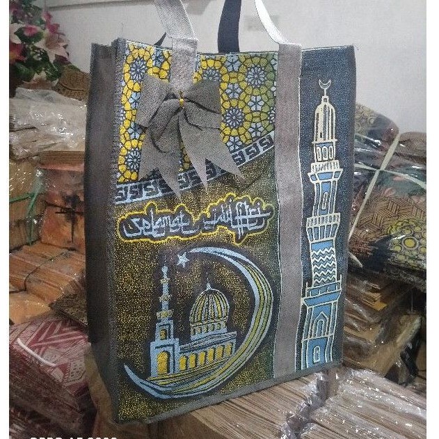 tas lebaran batik mewah besar tebal kwalitas super