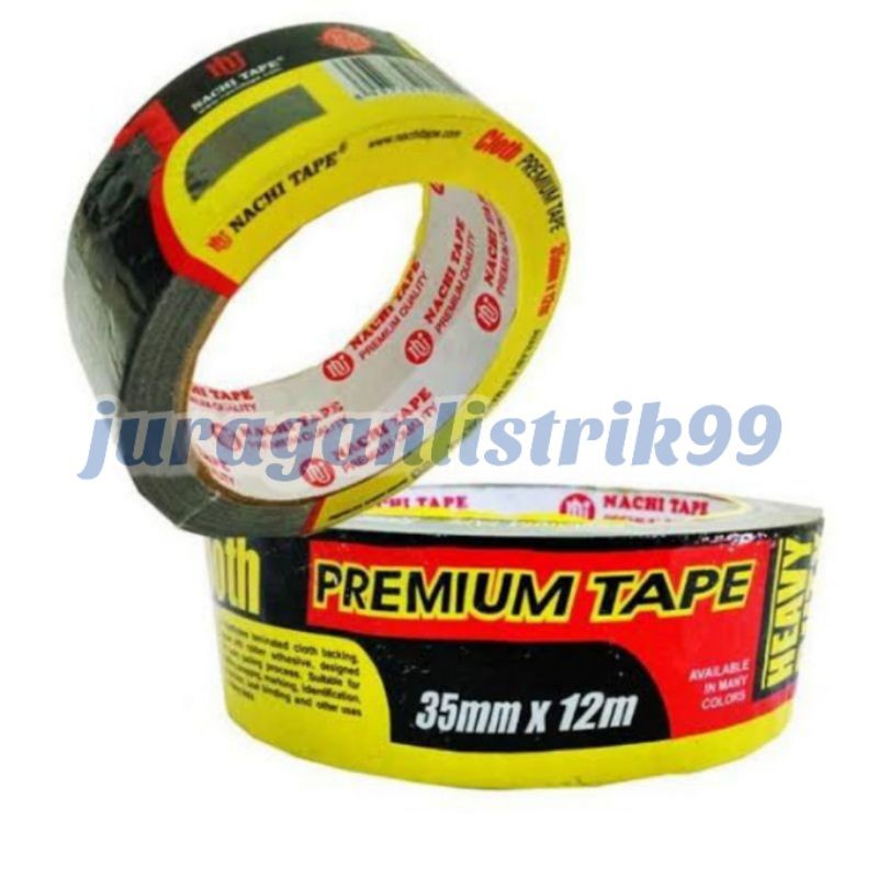 

Lakban Kain Hitam Nachi Cloth Tape 35mm x 12mm