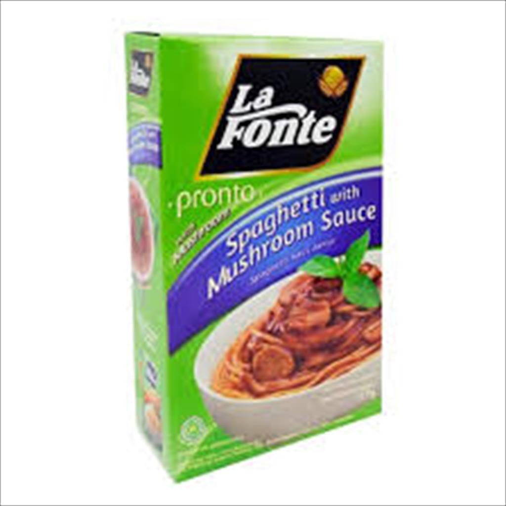 

La Fonte Pronto Spaghetti With Mushroom Sauce 117 GRAM