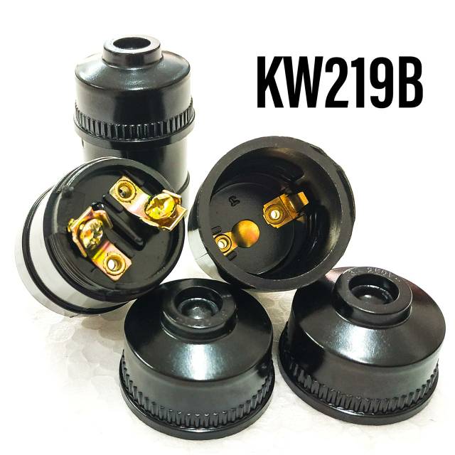 Fitting Lampu Gantung KOSS / KYOWA Hitam KW - 219B