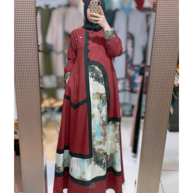 Dress panjang Hijab Wanita