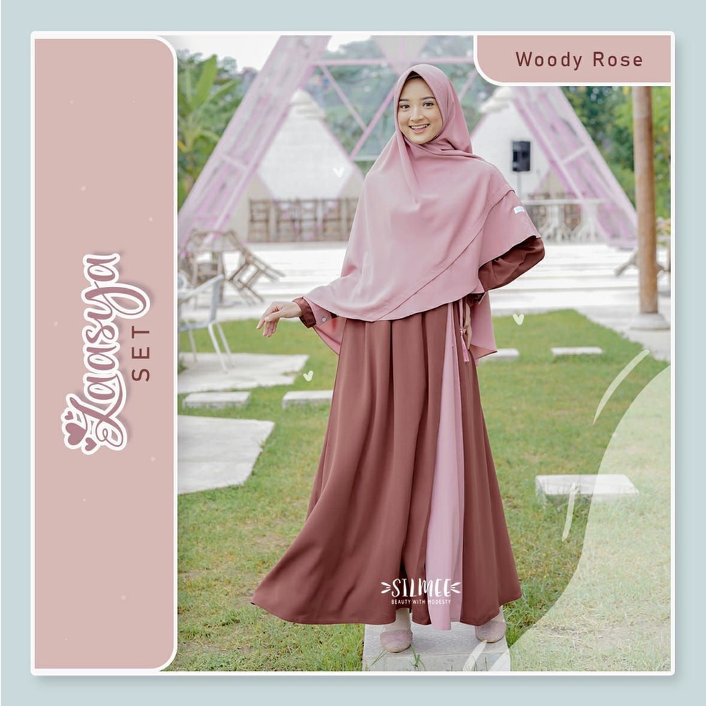 GAMIS LAASYA WOODY ROSE BY SILMEE.INDONESIA