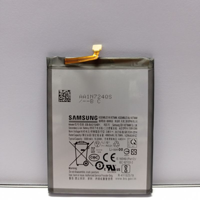 Baterai Batre Battery Samsung A31 A315 A315F Original