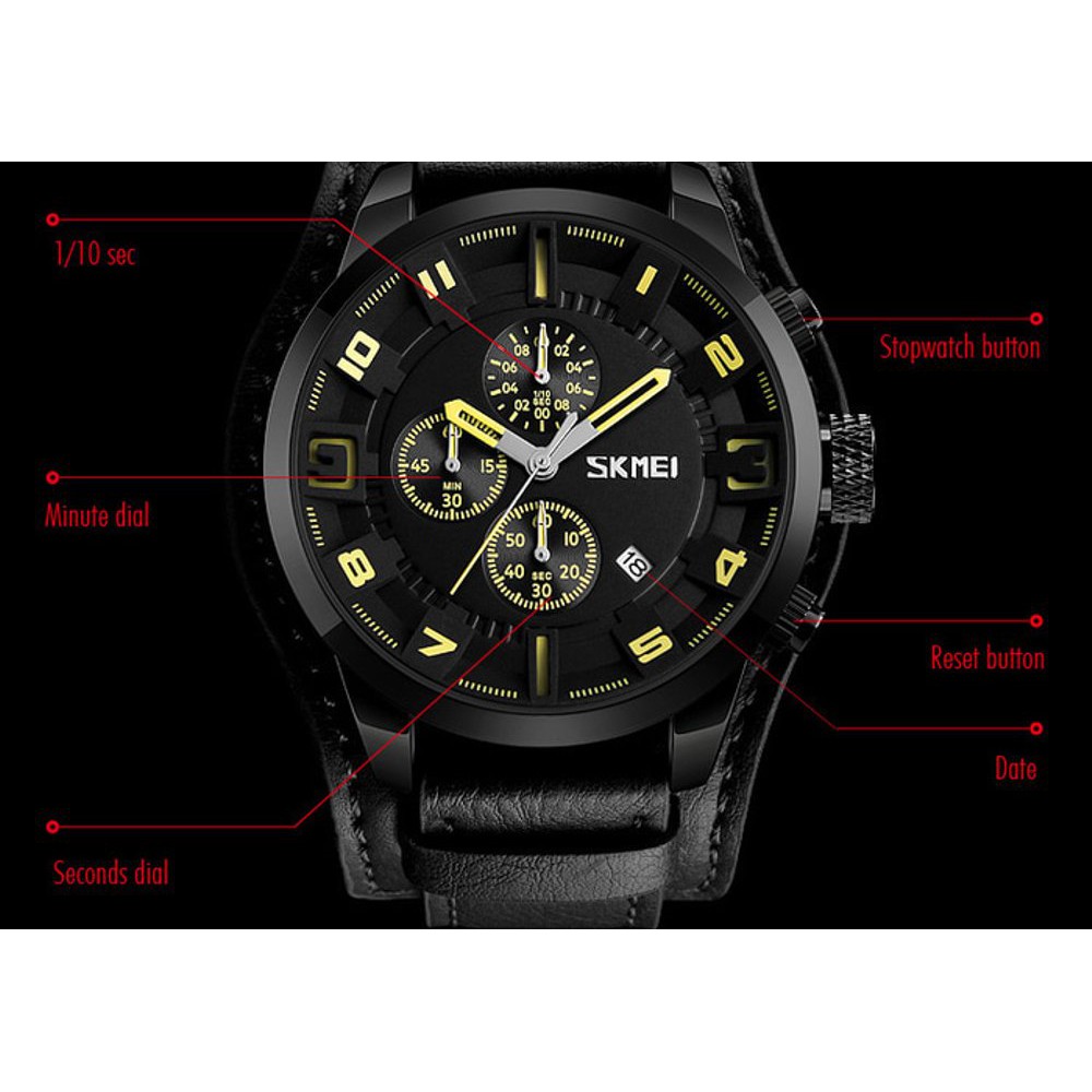 Jam Tangan SKMEI 9165 Fashion Chronograph