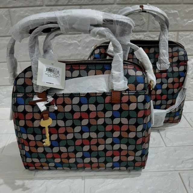 TAS FOSSIL ORIGINAL RACHEL SATCHEL MULTI
