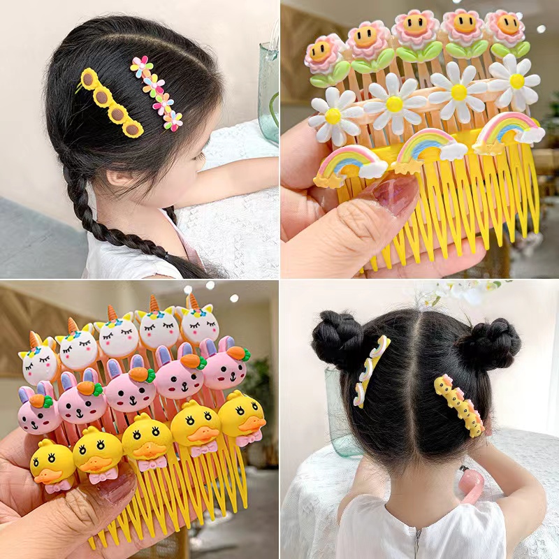 [ 3 in 1] Sirkam Rambut Wanita Varian Motif Lucu Fashion Aksesoris Rambut Korean Style