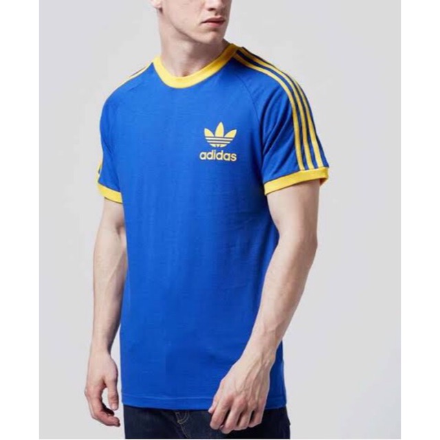 adidas california t shirt yellow