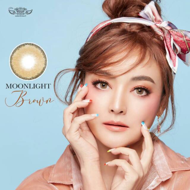 Softlens Moonlight Normal Minus Botol by Dreamcolor1 grey brown blue dreamcon soflens moonlite