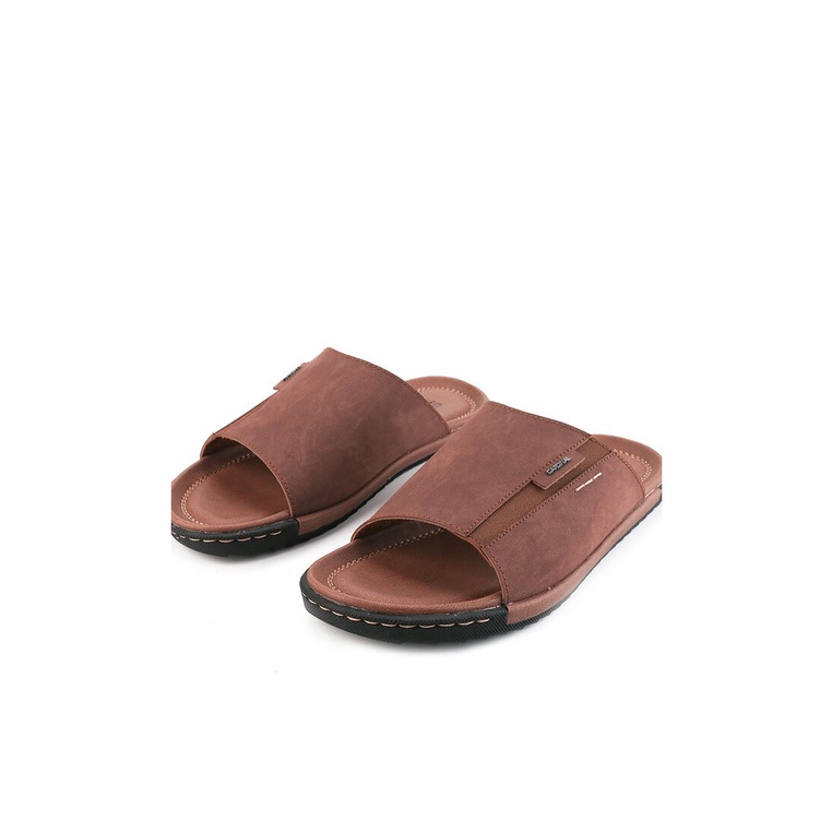 SANDAL SLIDE PRIA CARDINAL ORIGINAL CASUAL TERBARU COKLAT CA19