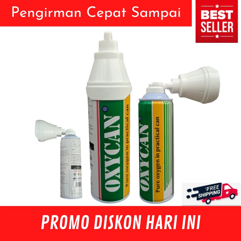 DISKON / Oxygen - Oxygen concentrator - Oksigen portable - Oxycan - Oksigen - Tabung Oksigen 500 cc