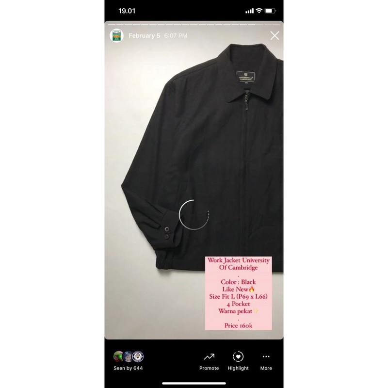 Work Jacket university of cambridge