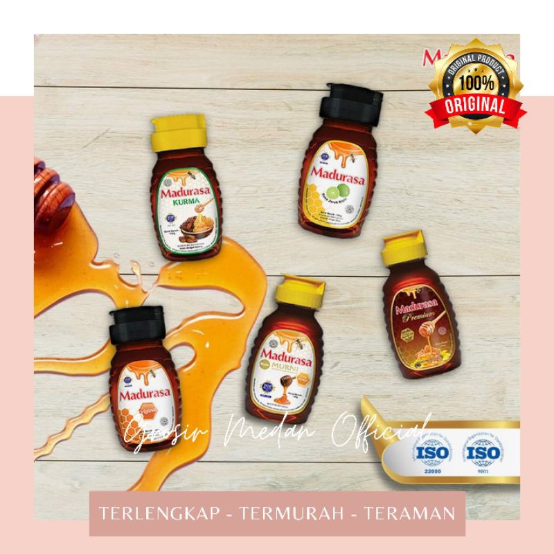 MADURASA ORIGINAL BOTOL JERUK NIPIS MURNI PREMIUM MADU ALAMI MADU SEHAT