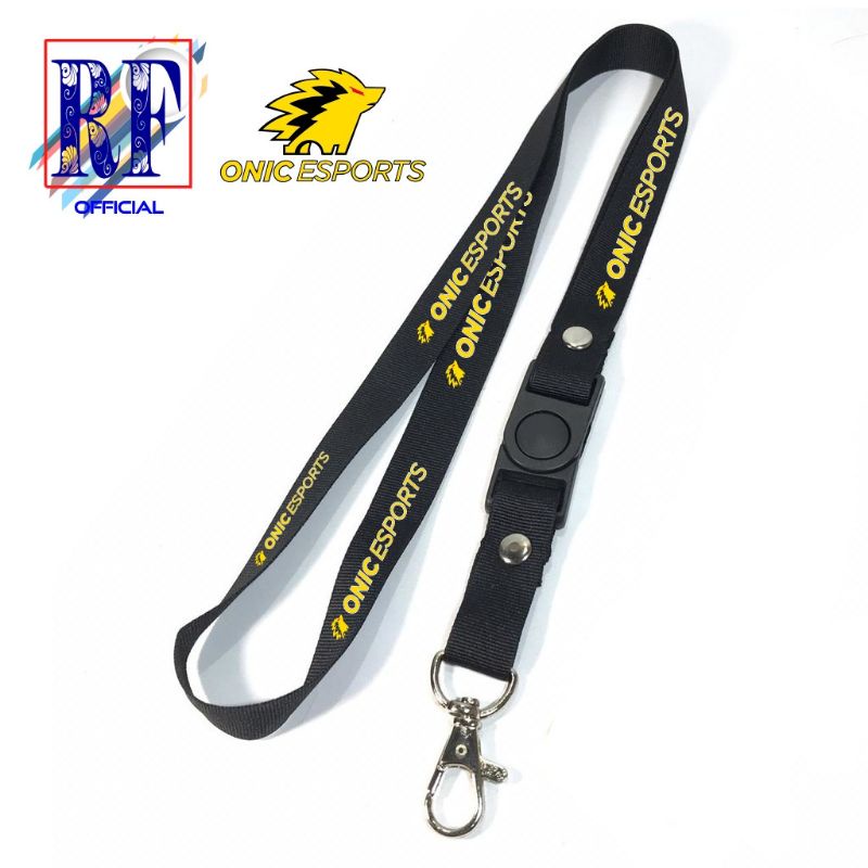 

lanyard gantungan ONIC ESPORT GAME MOBILE PUBG FREE FIRE MOBILE LEGEND FF logo/kunci/tulisan/tali kartu nama/flashdisk/key/kartu nama/idcard/hp