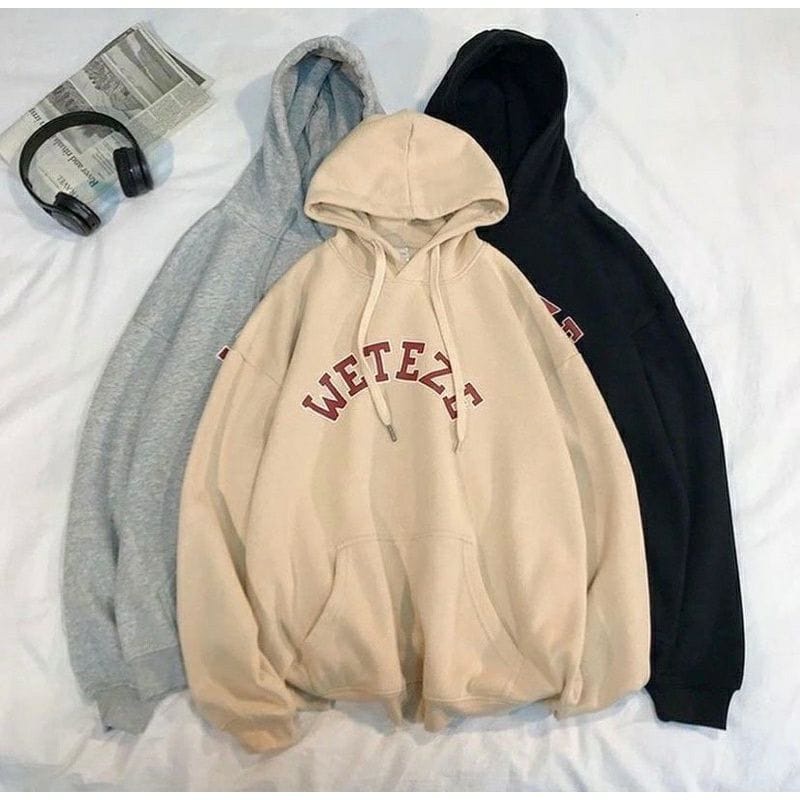 HOODIE JUMPER WETEZE - HOODIE FLEECE JAKET SWEATER WETEZZE