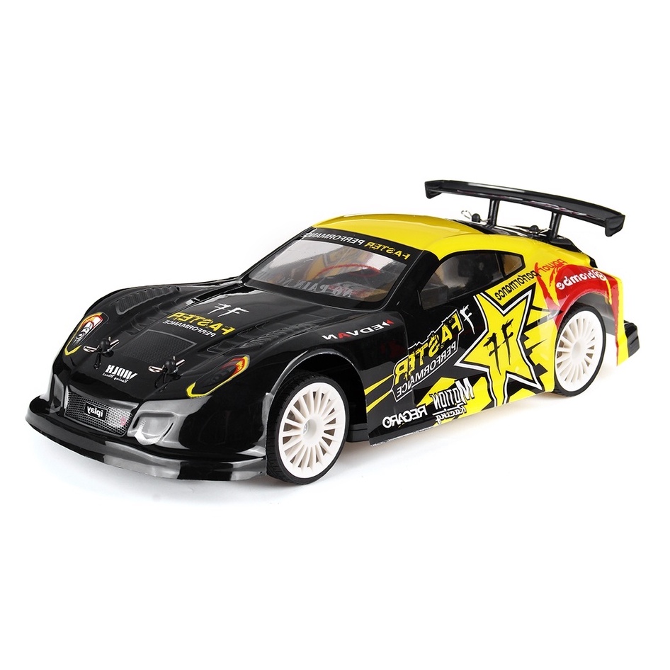 RC CAR DRIFT RACING SERIES 4WD SKALA 1:14 MOBIL BALAP REMOT 2.4GHz REMOTE CONTROL MULTI PLAYER DUS KUNING