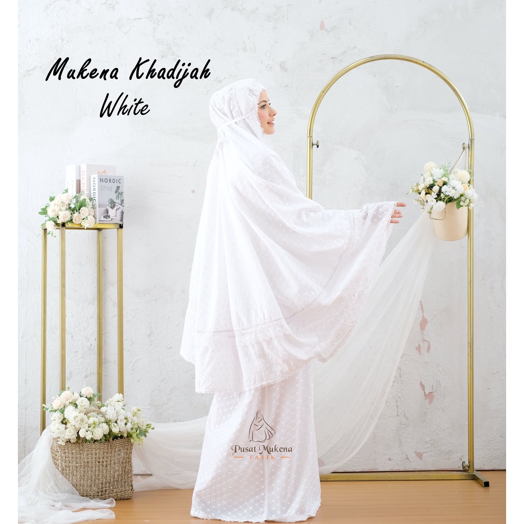 PUSAT GROSIR BELI MUKENA DEWASA RUKUH KADO HANTARAN NIKAH KATUN PARIS SWAROVSKI KHADIJAH | GROSIR MUKENA BORDIR MURAH