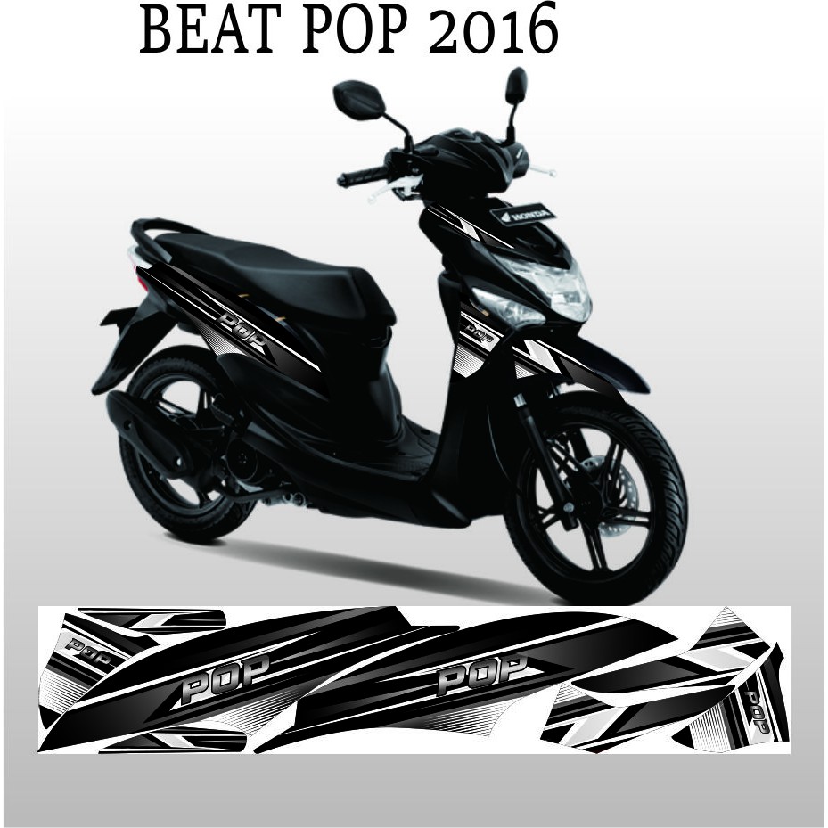 THAILOOK MOTOR BEAT 2014-2016 VARIASI SETIKER-STRIPING MOTOR BEAT POP VARIASI