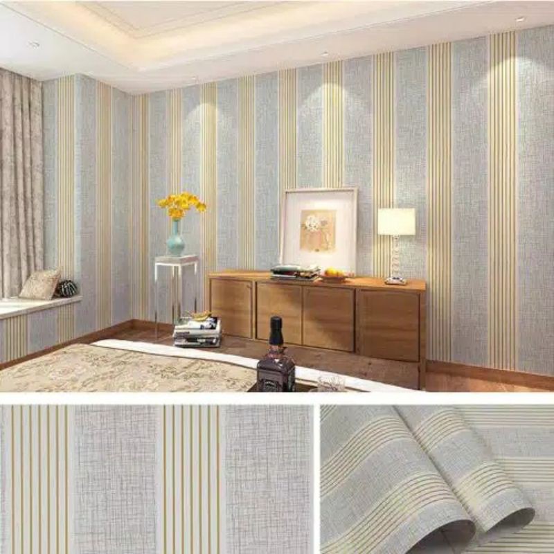 Wallpaper Dinding Motif Sarung Ukuran Panjang 10Meter