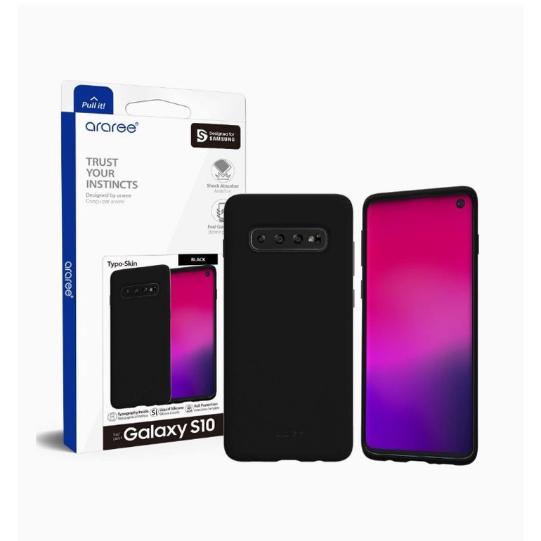 SAMSUNG ARAREE TYPO SKIN CASE GALAXY S10+ | S10 PLUS HARGA PROMO!