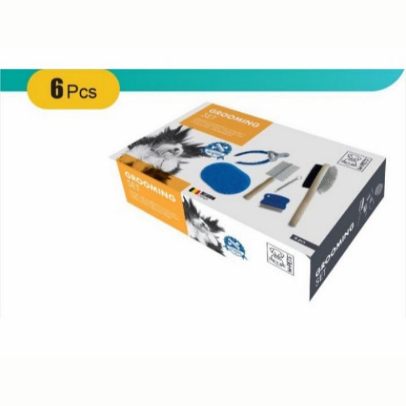Pet Grooming Set Alat Grooming Anjing Kucing 6pcs