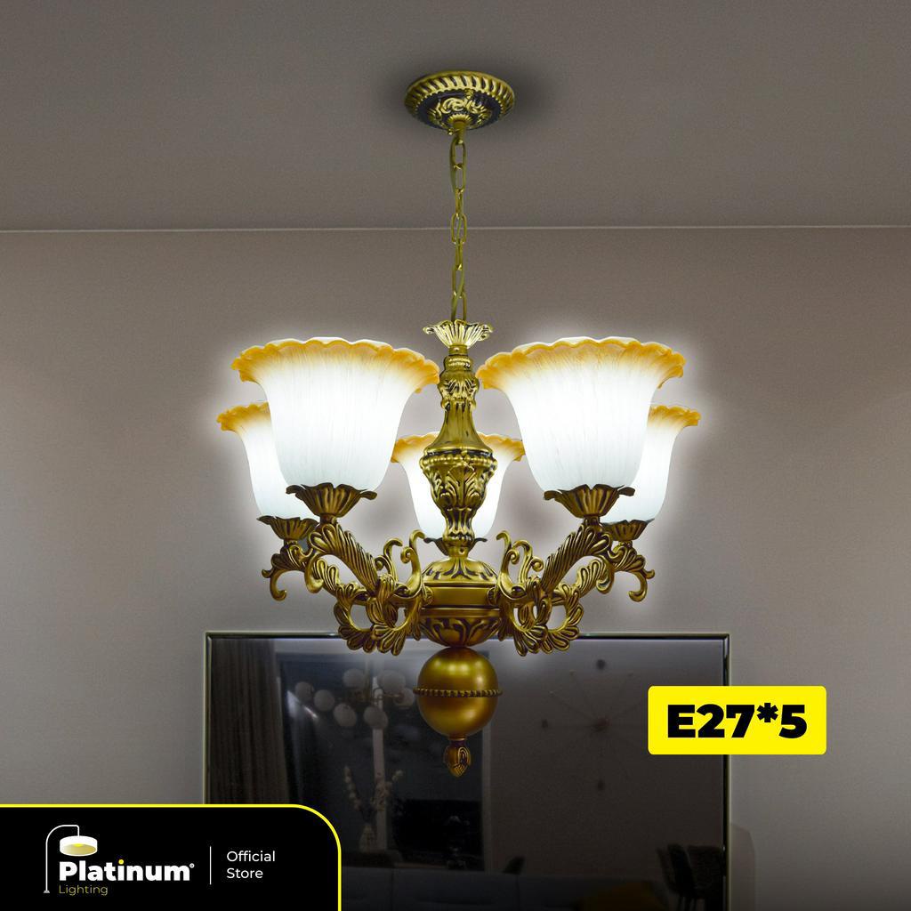 Lampu Gantung Vintage  1 Lampu 5 Lampu 9 Lampu Yellow White Gradasi