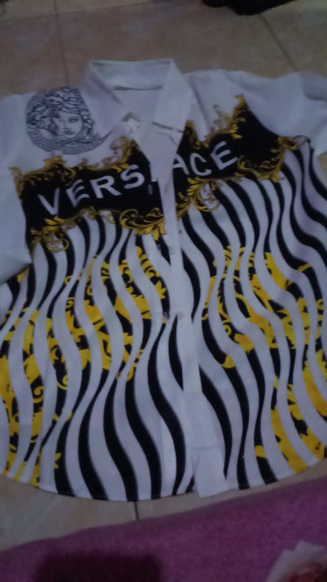 Kemeja Atasan Versace Import