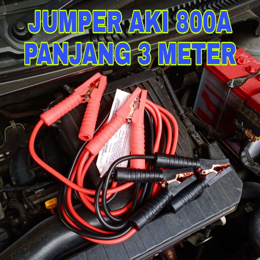 Kabel Jumper Aki Mobil 800 Ampere 3 meter capitan buaya