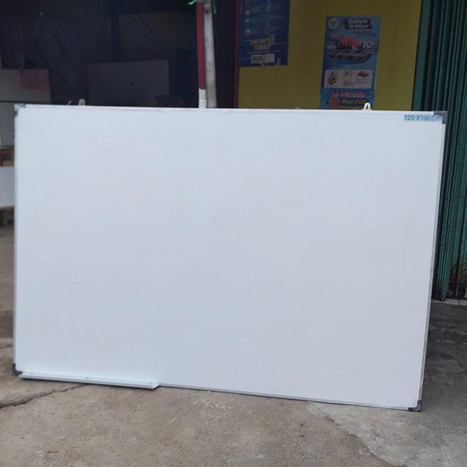 Papan Tulis 120x180cm/white board 120x180 cm non magnetik