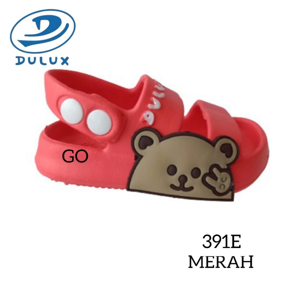 BB DULUX 391E BEAR Sandal Anak Laki-laki Bandua Tali Belakang Model Lucu Bear