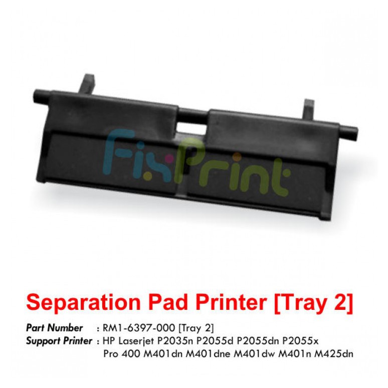 Separation Pad HP Laserjet P2035n P2055d P2055dn P2055x Pro 400 Tray 2