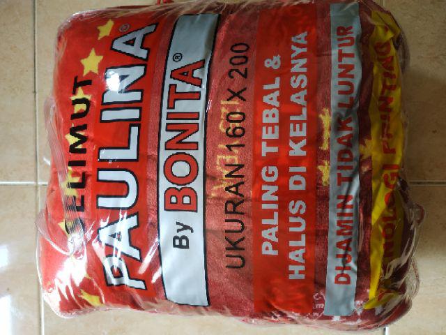 Selimut Paulina By Bonita Doraemon Ballon  160x200