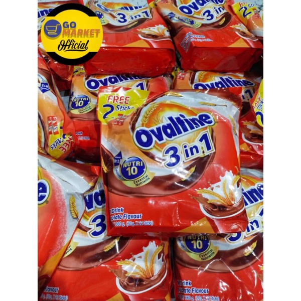 

Ovaltine 3in1 Malaysia minuman coklat bubuk -22stick