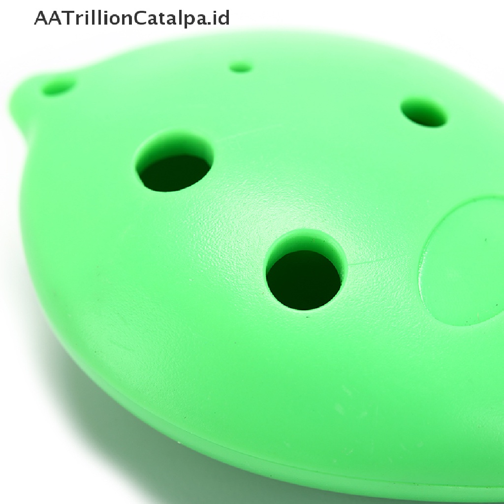 Seruling Ocarina Legenda C 6 Lubang Bahan Plastik 5 Warna