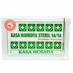 Kasa Hydrofile 16cm x 16cm  / Kasa Sterile 16cm x 16cm / Kasa Verban 16cm x16cm / Kasa Kotak 16cm x 16cm / Kasa steril 16x16 / kasa Hydropile 16x16