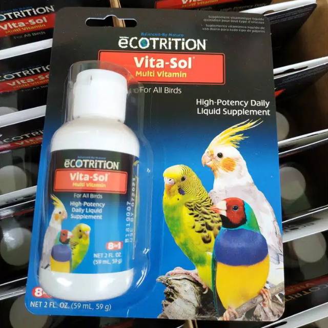 Vitasol 1 Oz Multivitamin Daily Liquid Supplement Seputar Burung