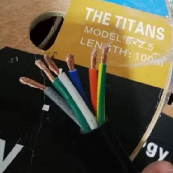 Kabel Control Serabut NYYHY 6x2,5 6x2.5 NYYHY 6x2,5mm 6x2.5mm Meteran