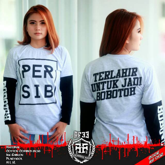 kaos lengan panjang persib original